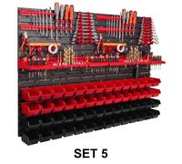 Storage System Tool Wall Shelf Stacking Boxes Tool Holder Red 10 Sizes XXL