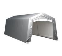 Storage Tent Grey 300x750 cm PE Cover Galvanised Steel Frame Heavy Duty XL Size