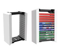 Storage tower stand shelf holder rack for PS5 game card box, universal video games and blu-ray storage unit for ps4/ps3/Xbox one/Nintendo Switch