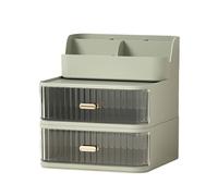 Storage Transparent Rectangular Compartments Makeup Vanity Second Floor For Brushes Eyeshadow Tray Beauty Supplies The Perfect Bathroom Vanity Storage Solution (B, One Size)