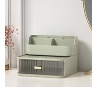 Storage Transparent Rectangular Divider Makeup Vanity One Layer For Brushes Eyeshadow Tray Beauty Supplies The Perfect Bathroom Vanity Storage Solution (B, One Size)