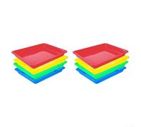 Storage Trays for Kids to Organize Craft Supplies DIY Project Materials and Art Tools in Home or Classroom