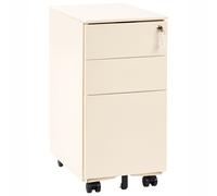 Storage Unit BOLSENA Metal Light Beige