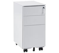 Storage Unit BOLSENA Metal Light Grey