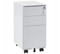 Storage Unit BOLSENA Metal Light Grey