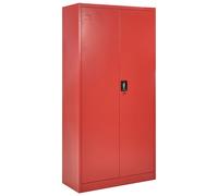 Beliani Storage Unit FELDSPAR Metal Red, Red
