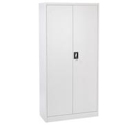 Beliani Storage Unit FELDSPAR Metal White, White