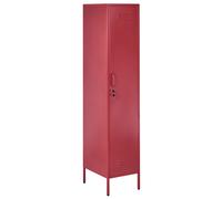 Beliani Storage Unit FROME Metal Red, Red