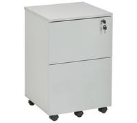 Beliani Storage Unit JOHNSON Light Grey, Grey