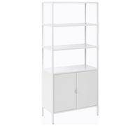 Storage Unit KAURI Metal Light Grey