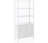 Storage Unit KAURI Metal Light Grey