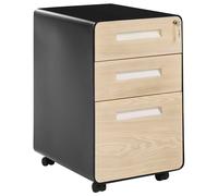 Storage Unit LARCO Black/ Light Brown