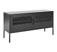 Beliani Storage Unit MORLEY Metal Black, Black