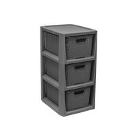 Storage Unit with Basket Drawers Cabinet S - XL Tower Portable 2 Colours 4 Sizes