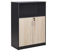Storage Unit ZEHNA Brown/ Black