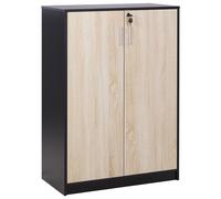 Storage Unit ZEHNA Brown/ Black