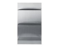 Storage Wall Shelf Triple Aluminum