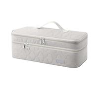 Storage - Waterproof Travel Organizer, Portable Dryer Holder, Heat Resistant Compact | Curling Iron Carrying Handy Pouch Container For Women