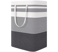 StorageRight Large Collapsible Laundry Basket Hamper with Easy Carry Handles,Freestanding Clothes Hampers for Laundry, Bedroom, Dorm, Towels, Toys, 75L, Gradient Grey
