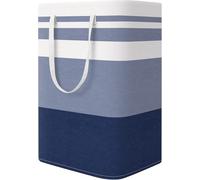 StorageRight Laundry Basket Hamper Large Collapsible Laundry Hamper with Easy Carry Handles，Freestanding Clothes Hampers for Laundry, Bedroom, Dorm, Clothes, Towels, 75L, Gradient Blue