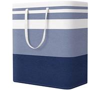StorageRight Laundry Basket Hamper Large Collapsible Laundry Hamper with Easy Carry Handles,Freestanding Clothes Hampers for Laundry, Bedroom, Dorm, Clothes, Towels, 100L, Gradient Blue