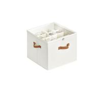 StorageWorks Shoe Organiser for Closet, Shoe Storage Box Fits up to 16 Pairs, Fabric Shoe Storage Box with Adjustable Dividers and Clear Cover, Wardrobe Shoe Storage Containers, Beige