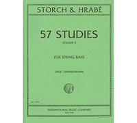 Storch/Hrabe - 57 Studies, Volume 2 For Bass Published by International Music Company