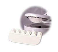 Storchenbeck Toilet Seat Urine Deflector, D-Shaped, Modern, Plastic, Universal Design, Easy to Install and Remove, Prevents Children and Adults from Peeing Splashes, Keeps Bathroom Clean