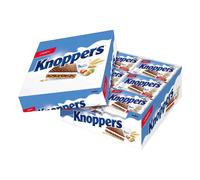 Storck Knoppers Chocolate Sandwich Filled Hazelnut Wafer Biscuits Pack 24 x 25g