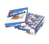 Storck Knoppers Chocolate Sandwich Filled Hazelnut Wafer Biscuits Pack 24 x 25g