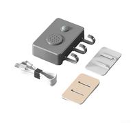 Store Front Doorbell with Voice Prompt and Motion Activation for Enhanced Customer Awareness at Entry Point (gray)