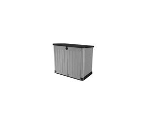 Store it Out Ace Storage Box 1200 Litres for Wheelie Bins or Garden Tools with Gas Struts Rubbish Bin Box Device Box Shed for 2 x 240 Litre Wheel