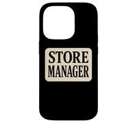Store Manager Mens Womens Case for iPhone 14 Pro