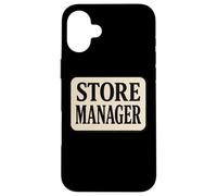 Store Manager Mens Womens Case for iPhone 16 Plus