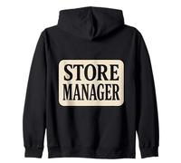 Store Manager Mens Womens Zip Hoodie