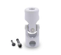Store & Menuiserie 2.0 White Modern Steel Gimbal Joint for Roller Shutter, Diameter 12mm, 6p7, France