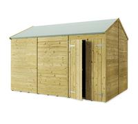 Store More Apex T&G Garden Shed - Windowless - 12x8ft - Pressure Treated