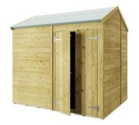 Store More Apex T&G Garden Shed - Windowless - 8x6ft - Pressure Treated
