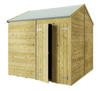 Store More Apex T&G Garden Shed - Windowless - 8x8ft - Pressure Treated