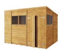 Store More Pent Overlap Garden Shed - Windowed - 10x8ft - Pressure Treated