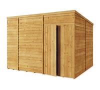 Store More Pent Overlap Garden Shed - Windowless - 10x8ft - Pressure Treated