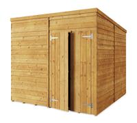 Store More Pent Overlap Garden Shed - Windowless - 8x8ft - Pressure Treated