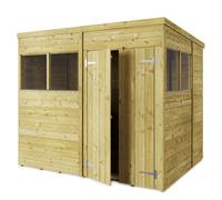 Store More Pent T&G Garden Shed - Windowed - 8x6ft - Pressure Treated