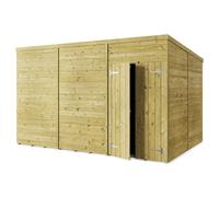 Store More Pent T&G Garden Shed - Windowless - 12x8ft - Pressure Treated