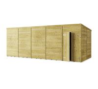 Store More Pent T&G Garden Shed - Windowless - 20x8ft - Pressure Treated