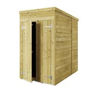 Store More Pent T&G Garden Shed - Windowless - 4x6ft - Pressure Treated
