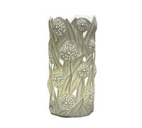 StoreCORE Rechargeable Porcelain Touch Lamp with Dandelion Design - USB-C Charger, 10hr Battery, Dimmable Portable Accent Light