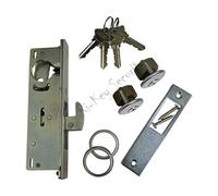 Storefront Door Mortise Lock Hook Deadbolt with 2 Cylinders Adams Rite Cam 4 Key