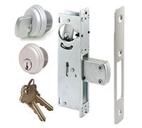 Storefront Door Mortise Lock Swing Deadbolt & Cylinder Combo, Adams Rite Cam, in Aluminum (31/32" Backset)
