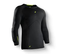 Storelli Unisex Bodyshield Light Matchday 3/4 Goalkeeper Undershirt, Black, L UK